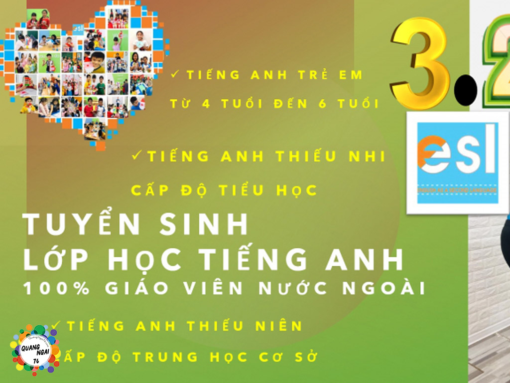 Trung tâm Anh ngữ ESL Quảng Ngãi